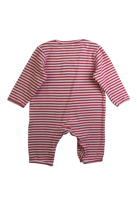 A Red Long Sleeve Rompers from Albetta in size 0-3M for neutral. (Back View)