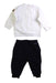 A White Pants Sets from Moncler in size 6-12M for boy. (Back View)