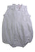 A White Sleeveless Bodysuits from Kidsagogo in size 6-12M for girl. (Front View)