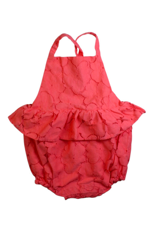 A Pink Sleeveless Rompers from Janie & Jack in size 18-24M for girl. (Front View)