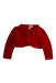 A Red Cardigans from Janie & Jack in size 6-12M for girl. (Front View)