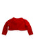 A Red Cardigans from Janie & Jack in size 6-12M for girl. (Back View)