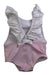 A White Swimsuits from Patachou in size 6-12M for girl. (Back View)