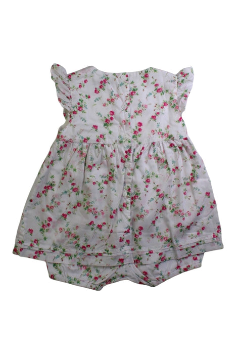 A White Sleeveless Rompers from Patachou in size 6-12M for girl. (Back View)