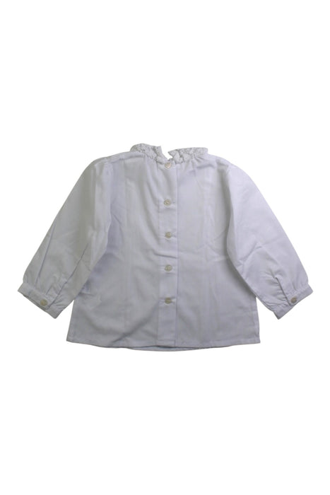 A White Long Sleeve Shirts from Miranda in size 6-12M for girl. (Back View)