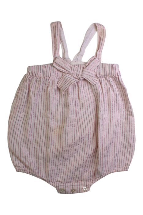 A Pink Sleeveless Rompers from Louis Louise in size 6-12M for girl. (Front View)