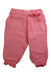A Pink Casual Pants from Nanos in size 6-12M for girl. (Front View)
