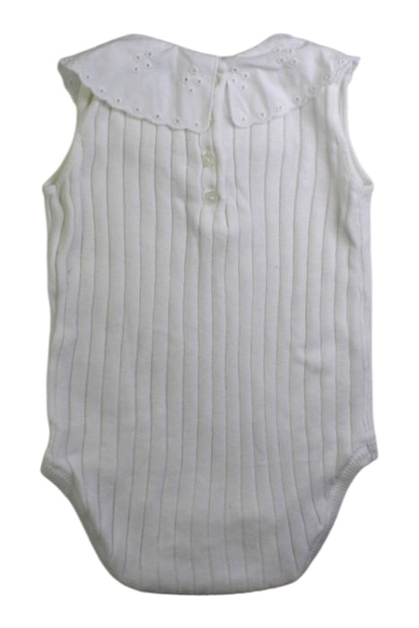 A White Sleeveless Bodysuits from Tartine et Chocolat in size 12-18M for girl. (Back View)