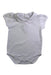 A White Short Sleeve Bodysuits from Kissy Kissy in size 12-18M for girl. (Front View)
