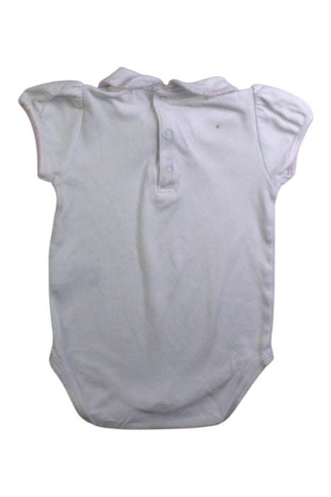 A White Short Sleeve Bodysuits from Kissy Kissy in size 12-18M for girl. (Back View)