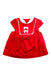 A Red Sleeveless Dresses from Janie & Jack in size 18-24M for girl. (Front View)