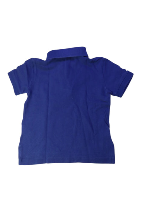 A Blue Short Sleeve Polos from Polo Ralph Lauren in size 3T for boy. (Back View)