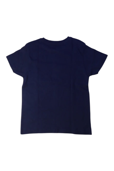 A Navy Short Sleeve T Shirts from Polo Ralph Lauren in size 4T for boy. (Back View)