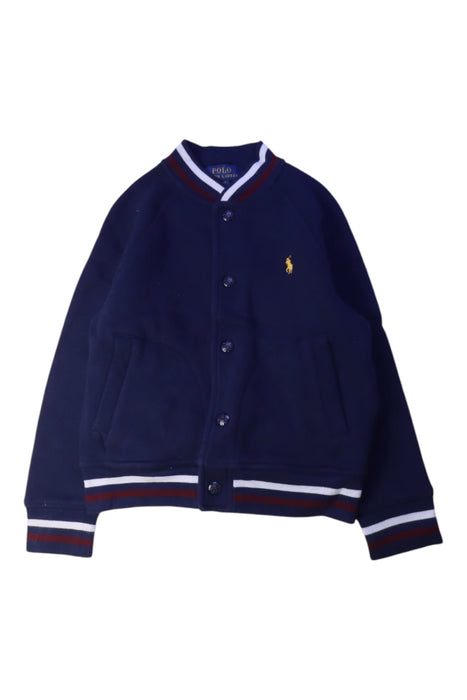 A Navy Lightweight Jackets from Polo Ralph Lauren in size 4T for boy. (Front View)