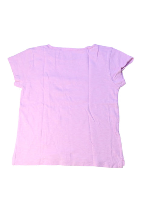 A Purple Short Sleeve T Shirts from Crewcuts in size 4T for girl. (Back View)