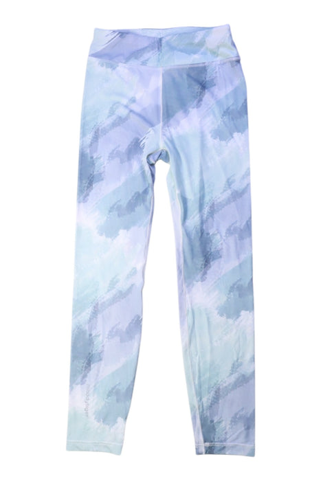 A Blue Leggings from Moody Tiger in size 5T for girl. (Front View)