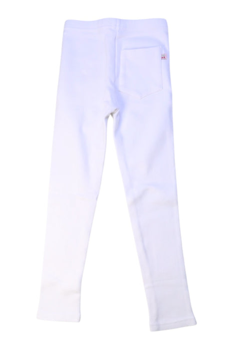 A White Leggings from Bonpoint in size 8Y for girl. (Back View)