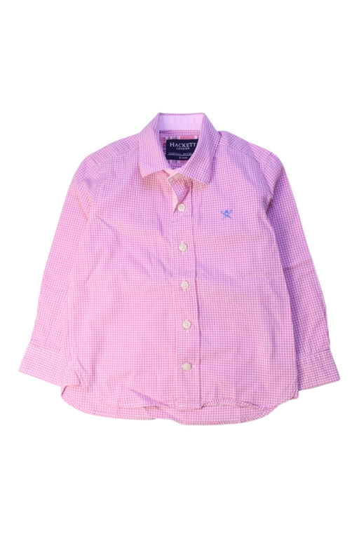 A Pink Long Sleeve Shirts from Hackett in size 2T for boy. (Front View)