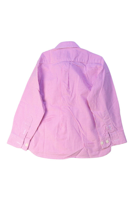 A Pink Long Sleeve Shirts from Hackett in size 2T for boy. (Back View)
