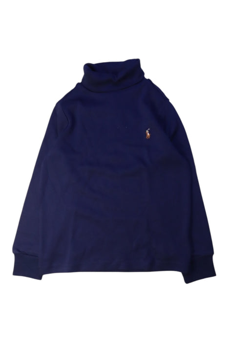A Navy Long Sleeve Tops from Polo Ralph Lauren in size 4T for boy. (Front View)