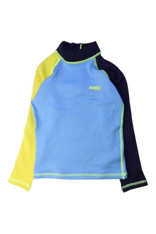 A Blue Rash Guards from Minnex in size 6T for girl. (Front View)