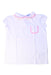 A White Short Sleeve Tops from Jacadi in size 6T for girl. (Front View)
