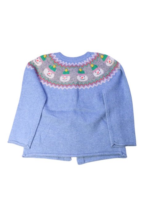 A Blue Cardigans from Boden in size 12-18M for girl. (Back View)