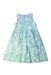 A Green Sleeveless Dresses from Angelina in size 4T for girl. (Front View)