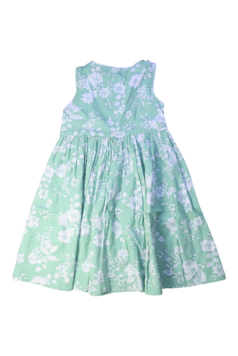 A Green Sleeveless Dresses from Angelina in size 4T for girl. (Back View)