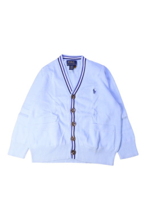 A Blue Cardigans from Polo Ralph Lauren in size 3T for boy. (Front View)