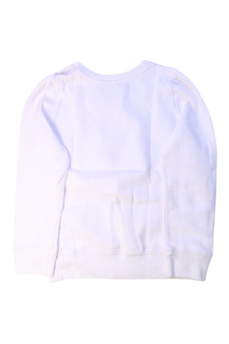 A White Crewneck Sweatshirts from Polo Ralph Lauren in size 6T for boy. (Back View)