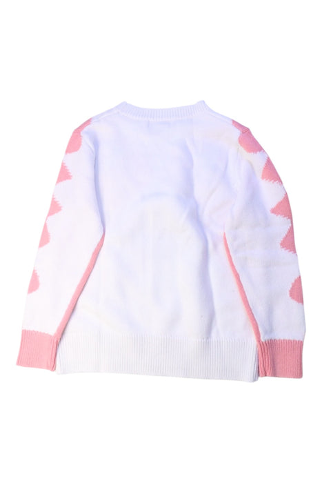 A Pink Knit Sweaters from Stella McCartney in size 6T for girl. (Back View)