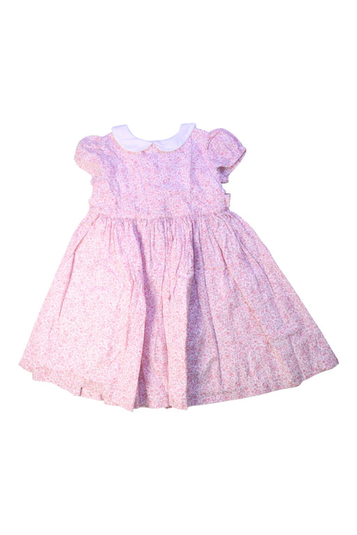 A Pink Short Sleeve Dresses from Confiture in size 3T for girl. (Front View)