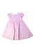 A Pink Short Sleeve Dresses from Confiture in size 3T for girl. (Front View)