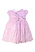 A Pink Short Sleeve Dresses from Confiture in size 3T for girl. (Back View)