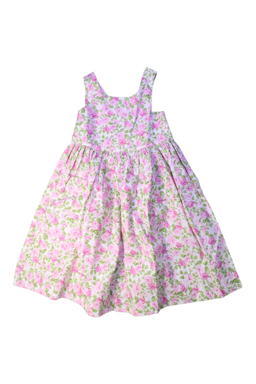 A Pink Sleeveless Dresses from Angelina in size 4T for girl. (Front View)