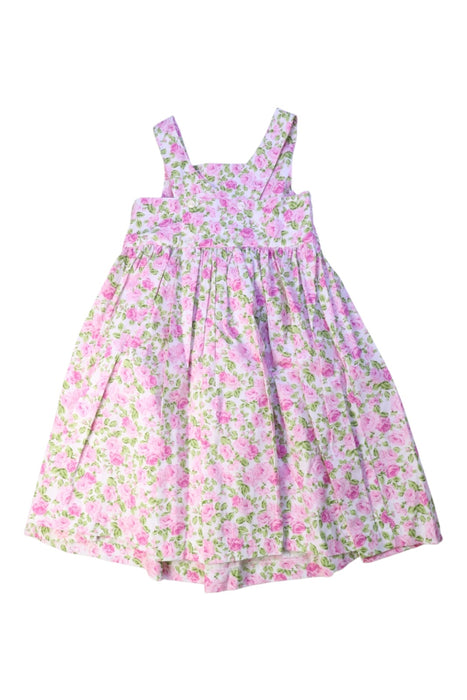 A Pink Sleeveless Dresses from Angelina in size 4T for girl. (Back View)