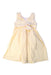 A Yellow Sleeveless Dresses from Confiture in size 5T for girl. (Back View)