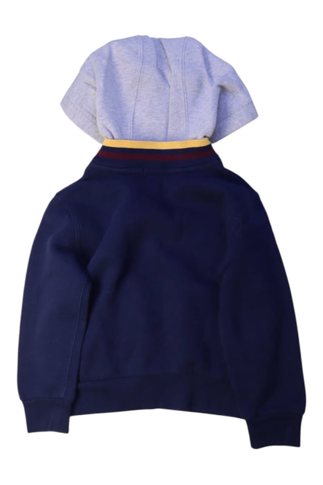 A Navy Hooded Sweatshirts from Polo Ralph Lauren in size 4T for boy. (Back View)