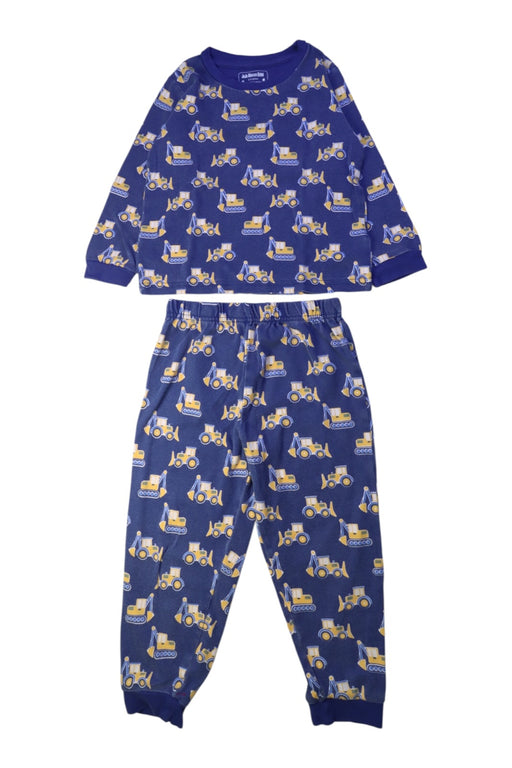 A Blue Pyjama Sets from Jojo Maman Bébé in size 4T for boy. (Front View)