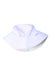 A White Sun Hats from i play in size 12-18M for neutral. (Front View)
