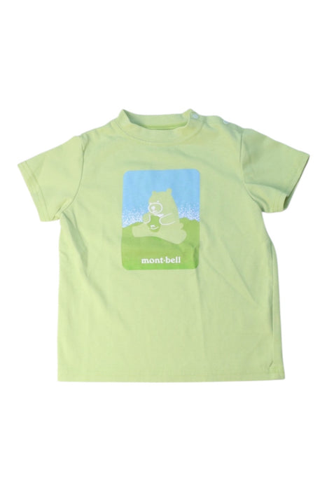 A Green Short Sleeve T Shirts from Mont-bell in size 18-24M for boy. (Front View)