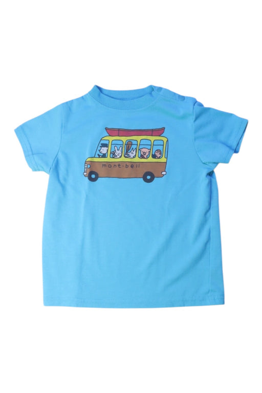 A Blue Short Sleeve T Shirts from Mont-bell in size 18-24M for boy. (Front View)