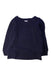 A Navy Crewneck Sweatshirts from Seed in size 18-24M for boy. (Front View)