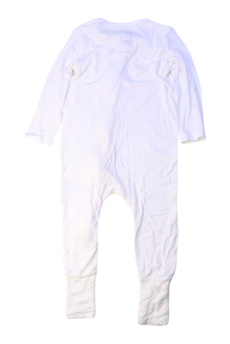 A White Onesies from Not Too Big in size 6-12M for neutral. (Back View)