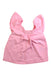 A Pink Sleeveless Tops from Janie & Jack in size 12-18M for girl. (Front View)