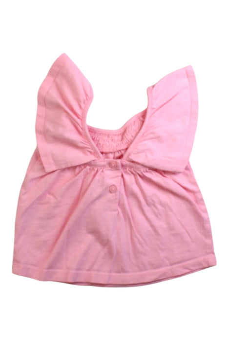 A Pink Sleeveless Tops from Janie & Jack in size 12-18M for girl. (Back View)