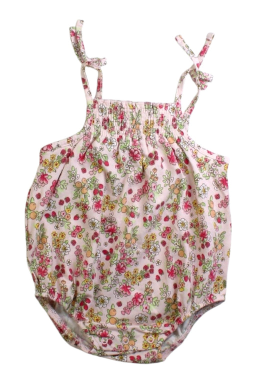 A Pink Sleeveless Rompers from Mayoral in size 0-3M for girl. (Front View)