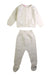 A Ivory Pants Sets from La Coqueta in size 3-6M for neutral. (Front View)