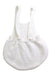 A White Overall Shorts from Juliana in size 6-12M for neutral. (Back View)